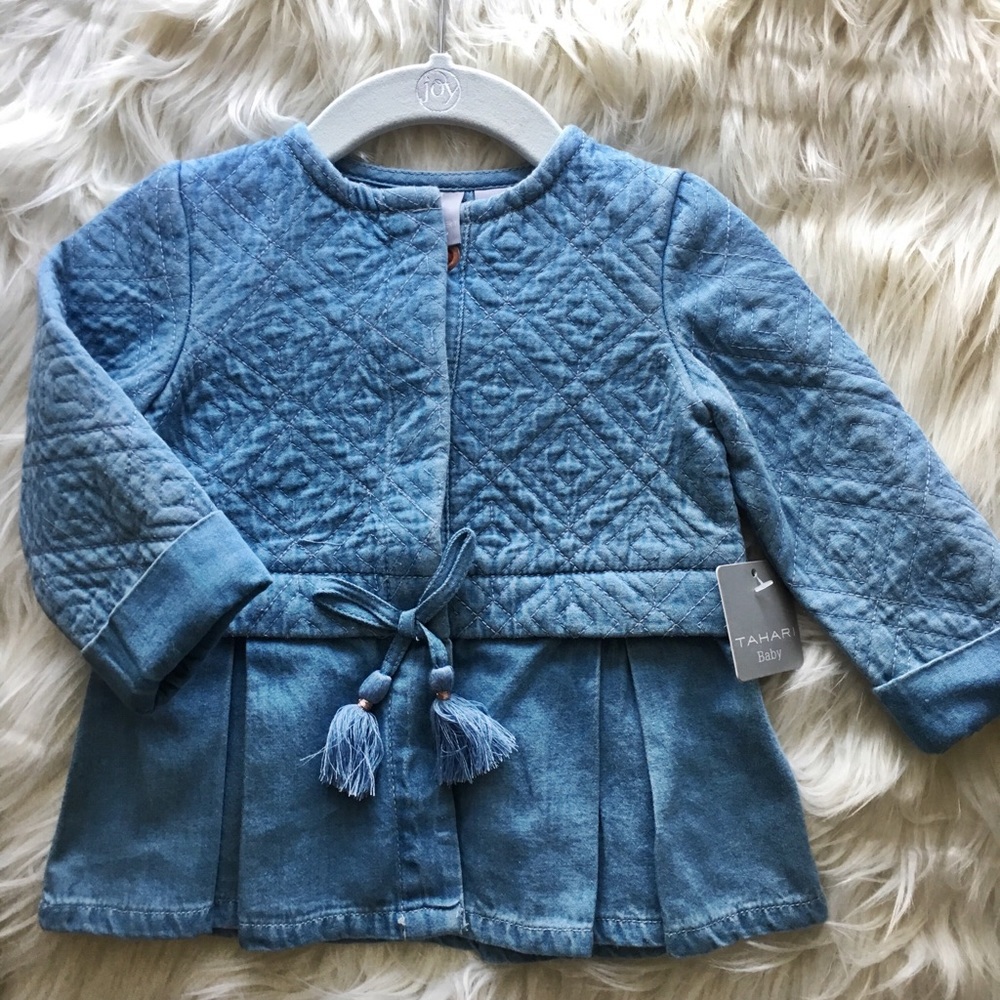 Tahari Chambray Dress